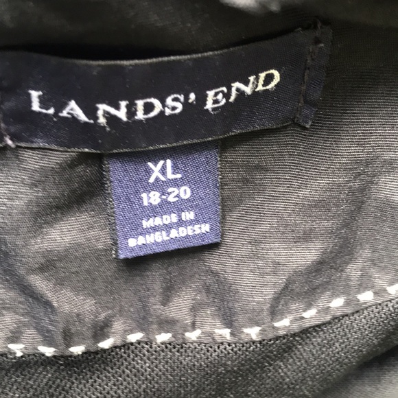 Land’s End Black Jacket Size XL - Picture 3 of 3